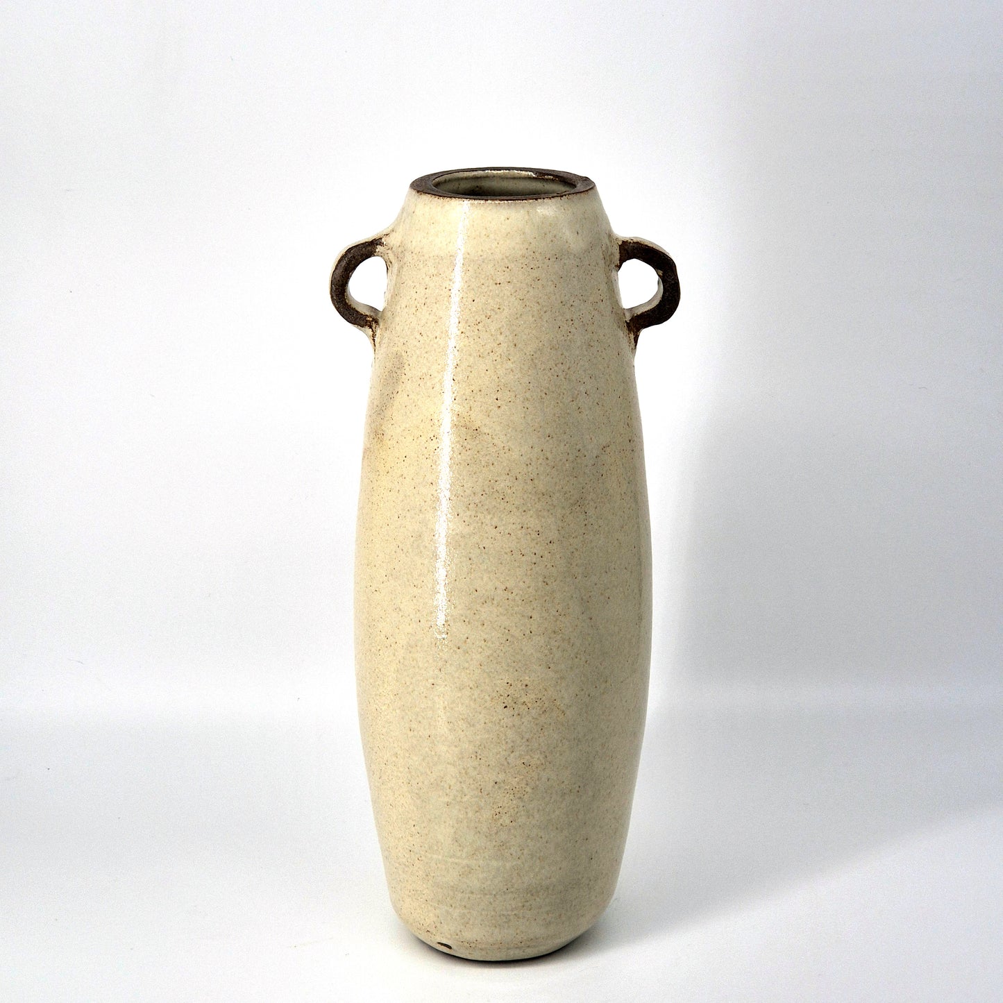 Tall Cream Vase