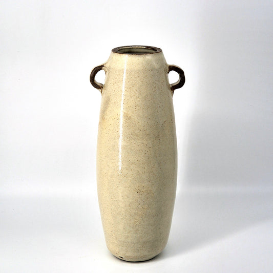 Tall Cream Vase