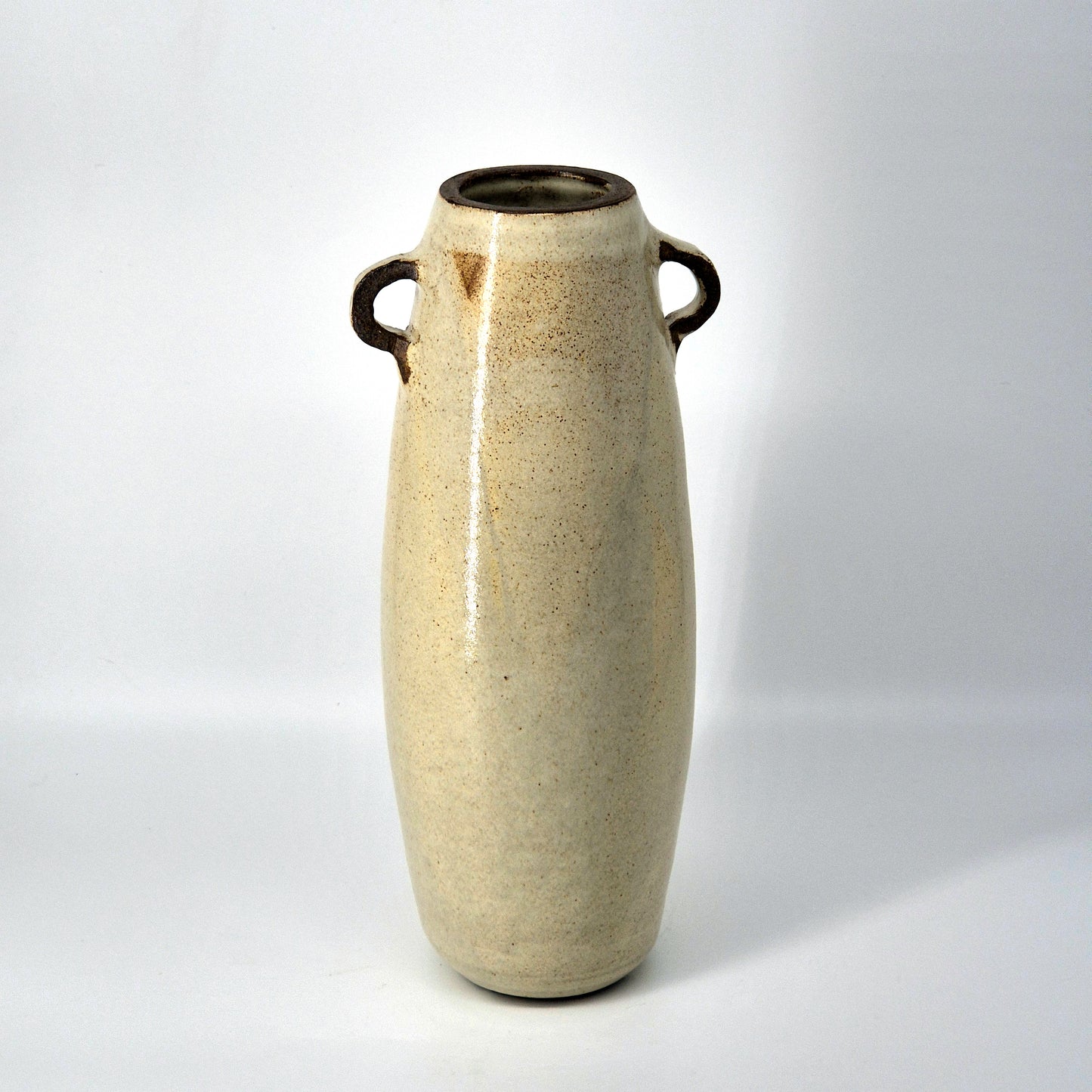 Tall Cream Vase